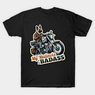 Belgian Malinois Biker T-Shirt